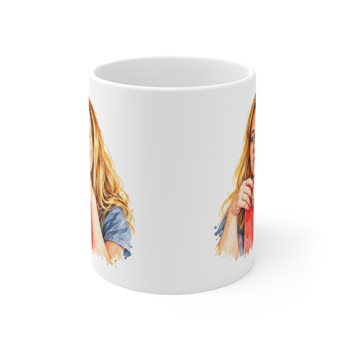 ספל קרמיקה קלאסי 11oz בעיצוב אישי — דוגמה לעיצוב אישי