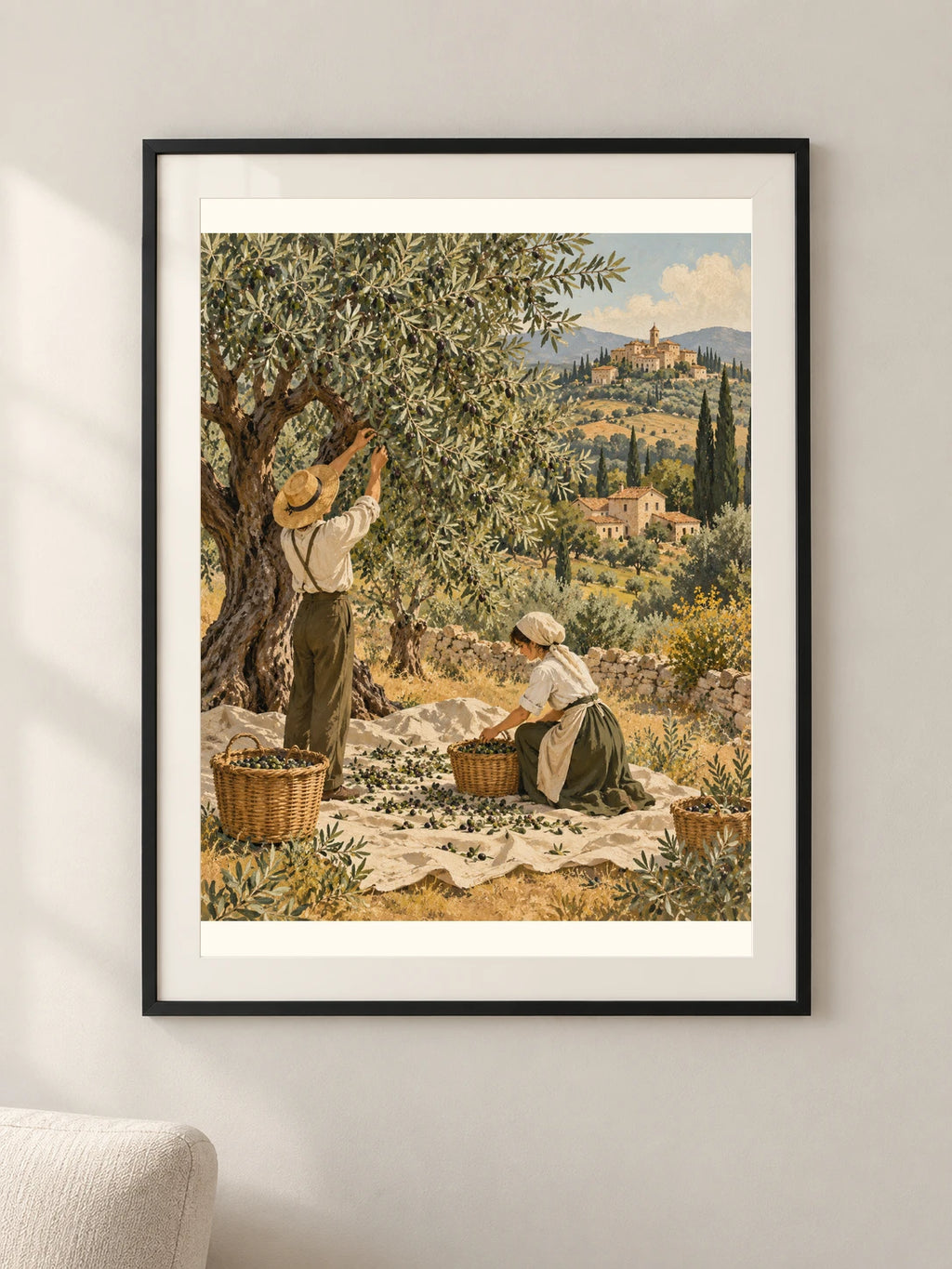זמן מסיק — תמונה לבית — framed — minimal-room-v3
