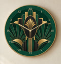 שעון פורמיקה — מניפת אר דקו — detail — formica-clock-room-v1