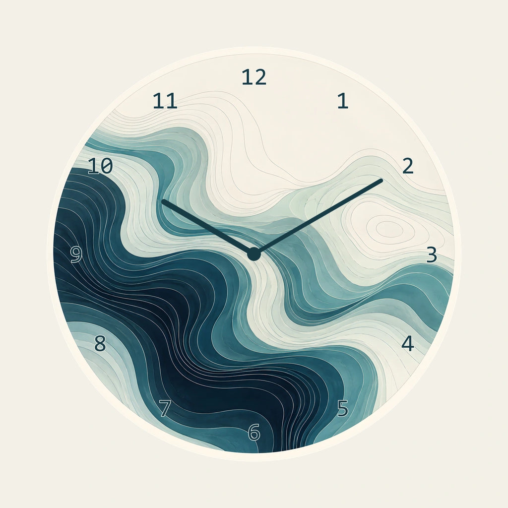 שעון פורמיקה — קווי גובה — pack — formica-clock-room-v1