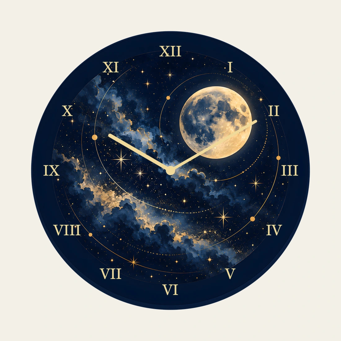 שעון פורמיקה — לילה קוסמי — pack — formica-clock-room-v1