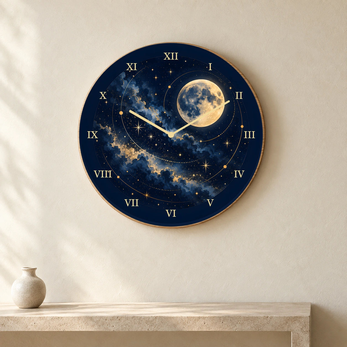 שעון פורמיקה — לילה קוסמי — room — formica-clock-room-v1