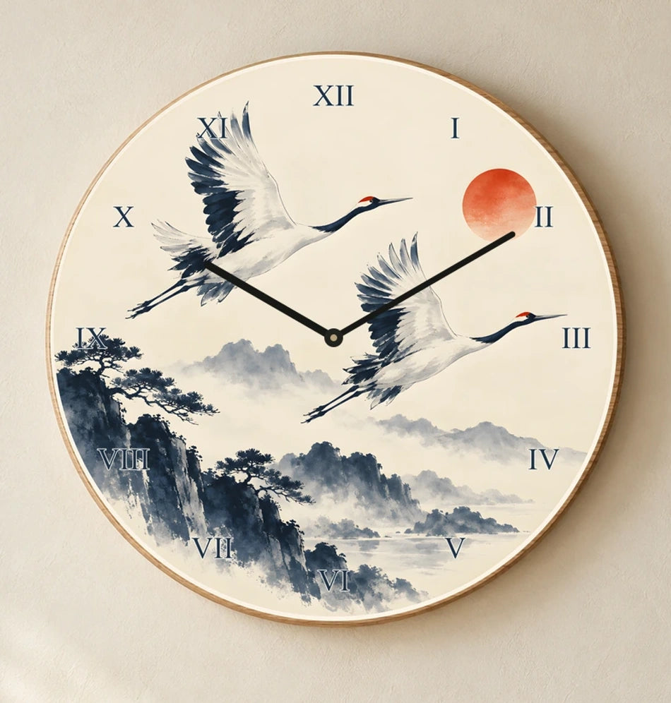 שעון פורמיקה — מעוף יפני — detail — formica-clock-room-v1