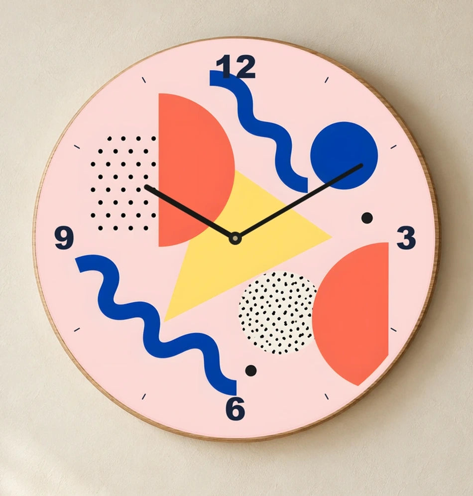שעון פורמיקה — ממפיס שמח — detail — oak-clock-room-v1