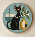 שעון פורמיקה — חתול של אמצע המאה — detail — formica-clock-room-v1