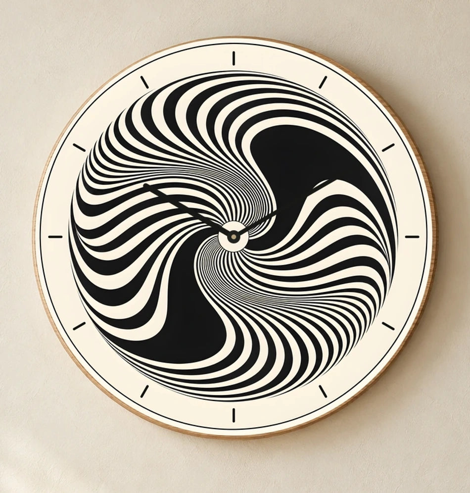 שעון פורמיקה — תנועה אופטית — detail — formica-clock-room-v1