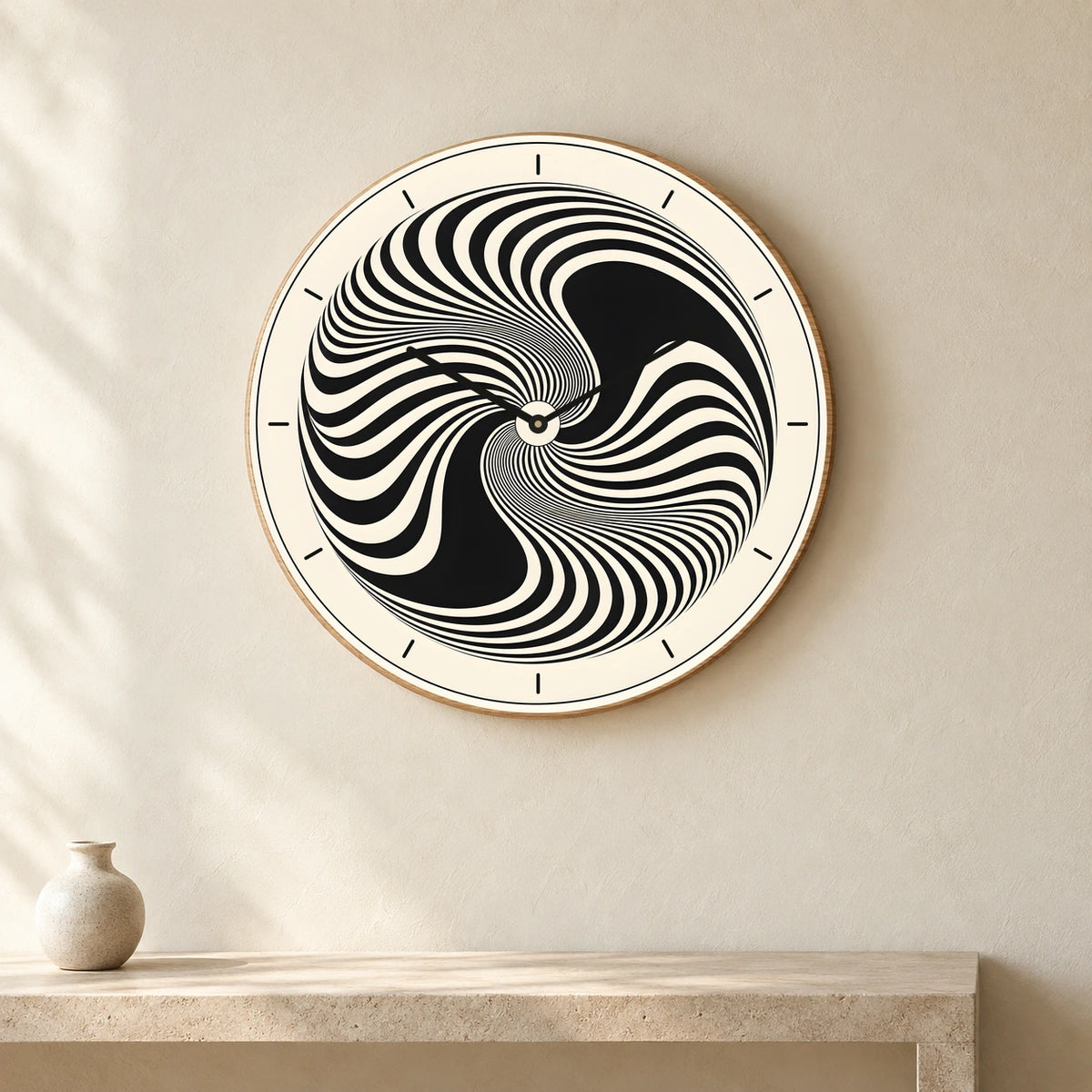 שעון פורמיקה — תנועה אופטית — room — formica-clock-room-v1