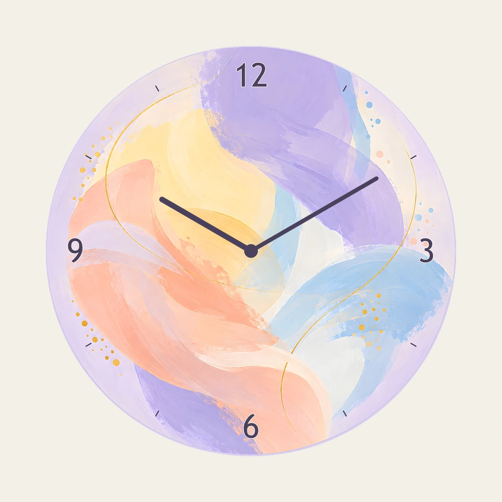 שעון פורמיקה — שכבות פסטל — pack — formica-clock-room-v1