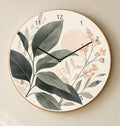שעון פורמיקה — עלים נורדיים — detail — oak-clock-room-v1