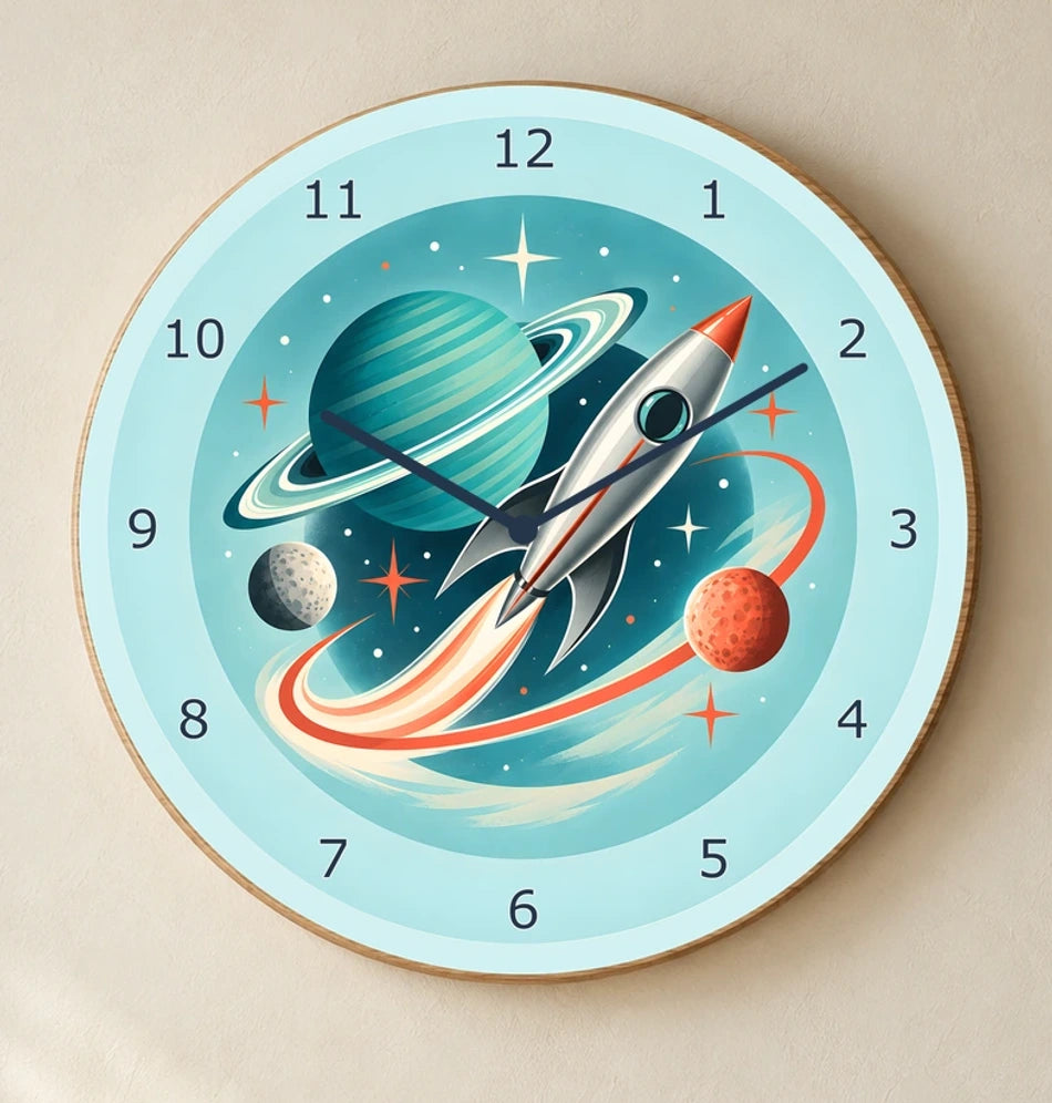 שעון פורמיקה — מסלול חללי — detail — formica-clock-room-v1