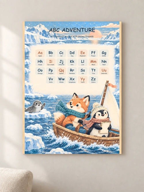 ABC Adventure — מסע אותיות בשלג — wood — minimal-room-v3